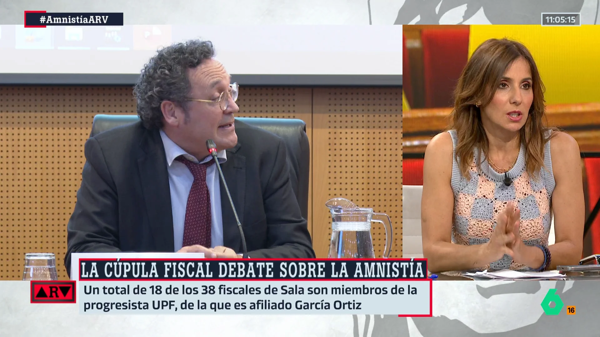 ARV- Morodo, sobre García Ortiz y la amnistía: "No puede ceder porque el Gobierno tampoco se lo consentiría" Juanma Romero analiza la situación en Cataluña: "ERC debe decidir si le interesa ir a elecciones en octubre" Valdivia se muestra optimista sobre la investidura en Cataluña: "Creo que la tendremos antes de que acabe agosto"
