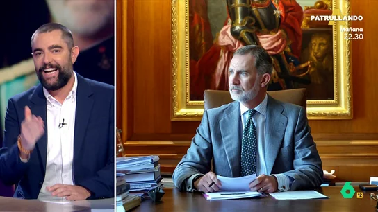Dani Mateo analiza el despacho de Felipe Vi: "Tiene un poco de Diógenes" Dani Mateo analiza el despacho de Felipe Vi: "Tiene un poco de Diógenes"
