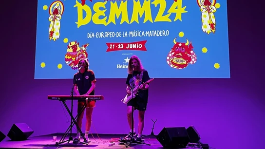 Concierto de Cometa durante la presentación de DEMM 24 en Matadero, 4 de junio de 2024, Madrid. Concierto de Cometa durante la presentación de DEMM 24 en Matadero, 4 de junio de 2024, Madrid.