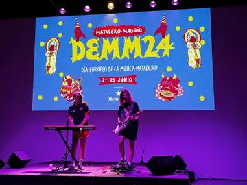 Concierto de Cometa durante la presentación de DEMM 24 en Matadero, 4 de junio de 2024, Madrid.