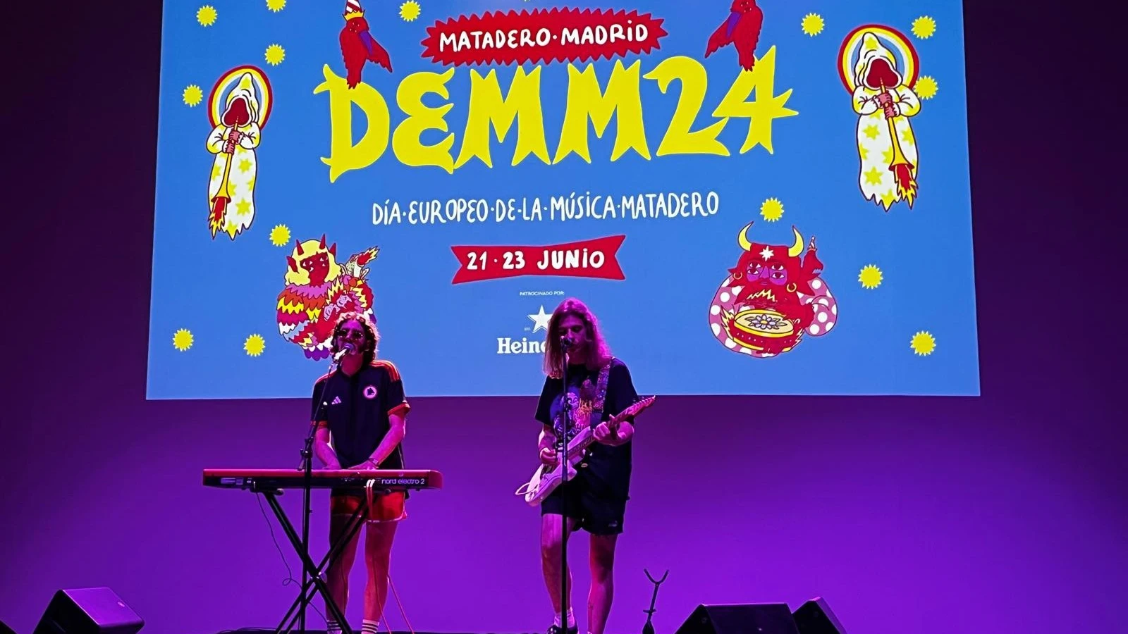 Concierto de Cometa durante la presentación de DEMM 24 en Matadero, 4 de junio de 2024, Madrid.