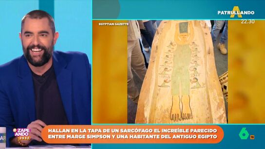 Descubren a Marge Simpson en la tapa de un sarc&oacute;fago del Antiguo Egipto: "Tiene la cara del se&ntilde;or Burns"
