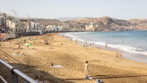 Una playa de Las Palmas de Gran Canaria Una playa de Las Palmas de Gran Canaria