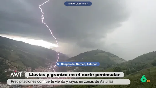 Rayo en Asturias, Cangas del Narcea Rayo