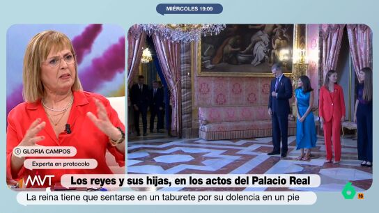 M&aacute;s Vale Tarde analiza el besamanos de los reyes de Espa&ntilde;a durante los actos por la proclamaci&oacute;n de Felipe VI con Gloria Campos, experta en protocolo, que en este v&iacute;deo desvela por qu&eacute; se hacen descansos y que los monarcas "llevan toallitas".