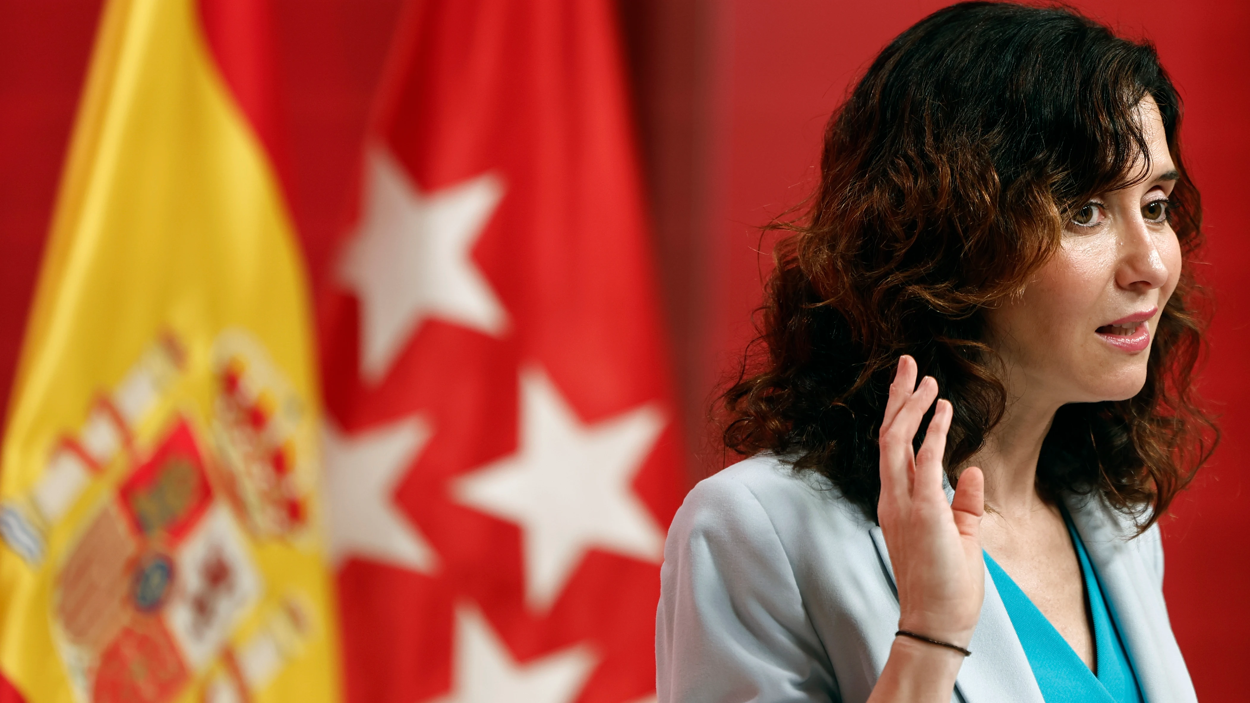 La presidenta de la Comunidad de Madrid, Isabel Díaz Ayuso