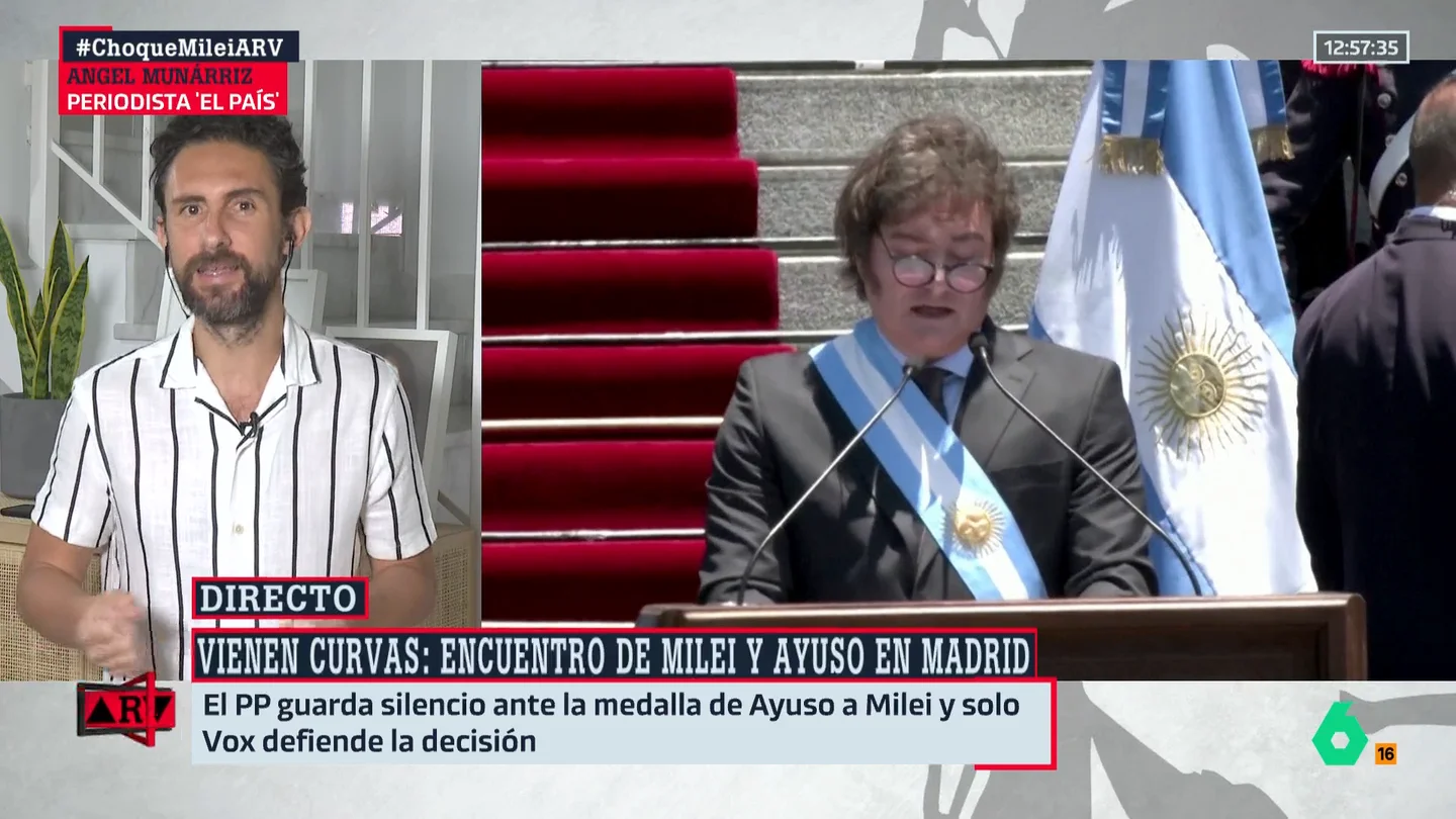 ARV- ¿Qué tienen en común Isabel Díaz Ayuso y Javier Milei? Ángel Munárriz responde ARV- ¿Qué tienen en común Isabel Díaz Ayuso y Javier Milei? Ángel Munárriz responde