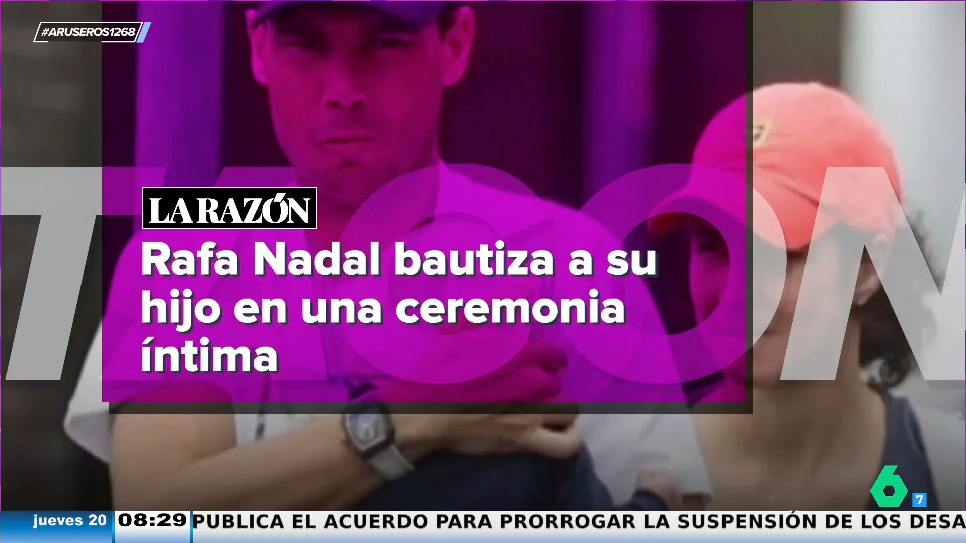 Rafa Nadal y Mery Perelló bautizan a su hijo Rafael en Manacor en la más estricta intimidad