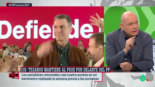 ARV- Gabi Sanz, sobre el CIS: "Cuando te equivocas en el mismo sentido de forma seriada, lo que haces es manipular" ARV- Gabi Sanz, sobre el CIS: "Cuando te equivocas en el mismo sentido de forma seriada, lo que haces es manipular"