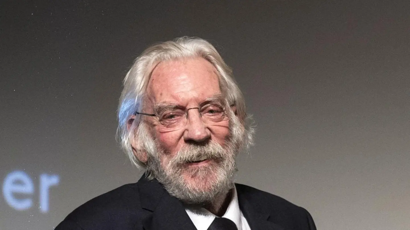 El actor canadiense Donald Sutherland El actor canadiense Sutherland