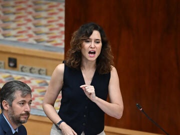 Isabel Días Ayuso, en la Asamblea de Madrid.