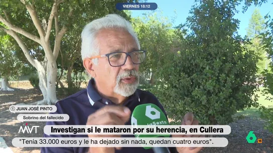El sobrino del anciano presuntamente asesinado por su cuidadora y un cura El sobrino del anciano presuntamente asesinado por su cuidadora y un cura