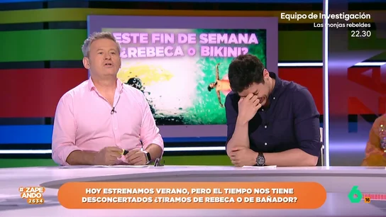 Francisco Cacho sufre un ataque de risa en Zapeando Francisco Cacho sufre un ataque de risa en Zapeando