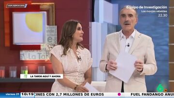 Eva Ruiz deja claro a Juan y Medio que la tortilla es para ella: "A ti que te den"