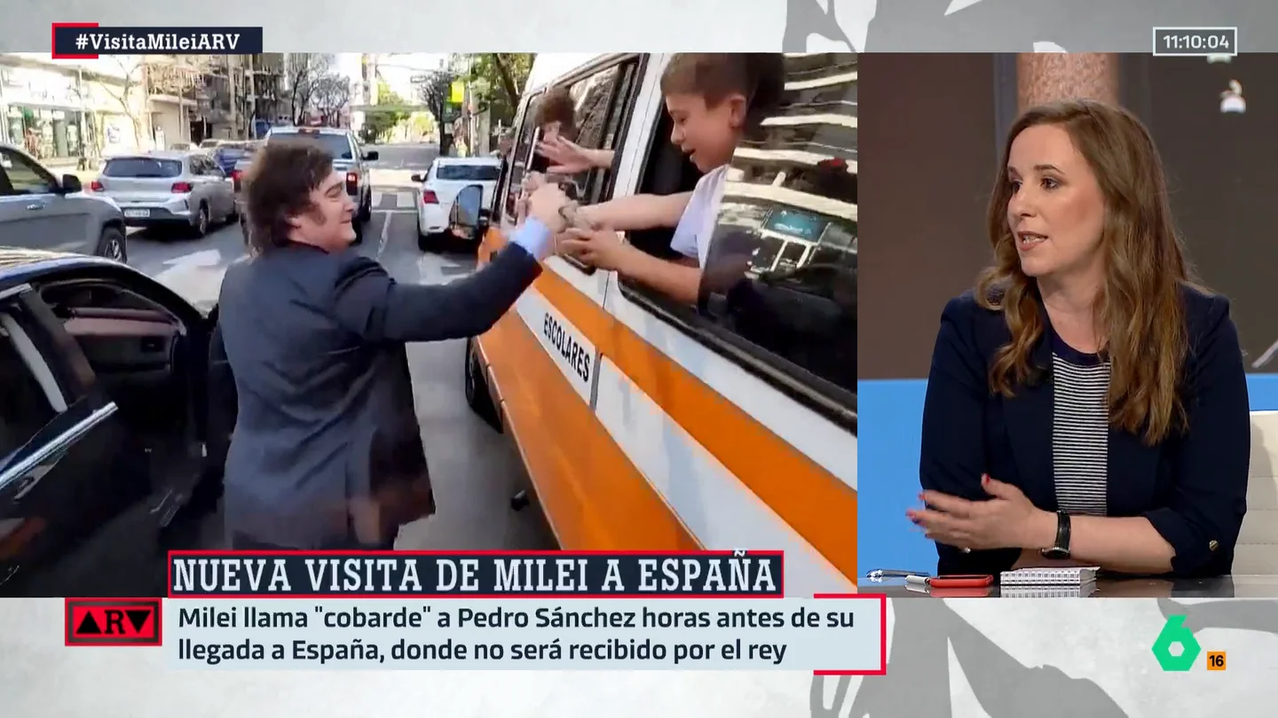 ARV- Natalia Junquera reflexiona sobre el encuentro de Ayuso con Milei: "Quieren 'chinchar' a Sánchez" ARV- Natalia Junquera reflexiona sobre el encuentro de Ayuso con Milei: "Quieren 'chinchar' a Sánchez"
