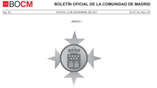 Así es la Medalla Internacional de la Comunidad de Madrid