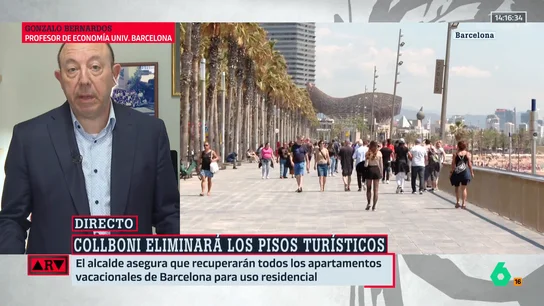 ARV- Bernardos, sobre el plan para acabar con los pisos turísticos en Barcelona: "A la clase media no le va a decir mucho" ARV- Bernardos, sobre el plan para acabar con los pisos turísticos en Barcelona: "A la clase media no le va a decir mucho"