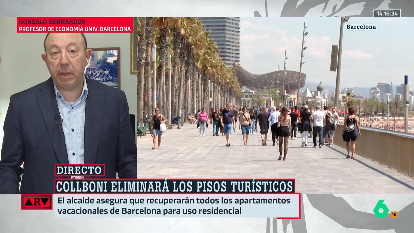 ARV- Bernardos, sobre el plan para acabar con los pisos turísticos en Barcelona: "A la clase media no le va a decir mucho" ARV- Bernardos, sobre el plan para acabar con los pisos turísticos en Barcelona: "A la clase media no le va a decir mucho"