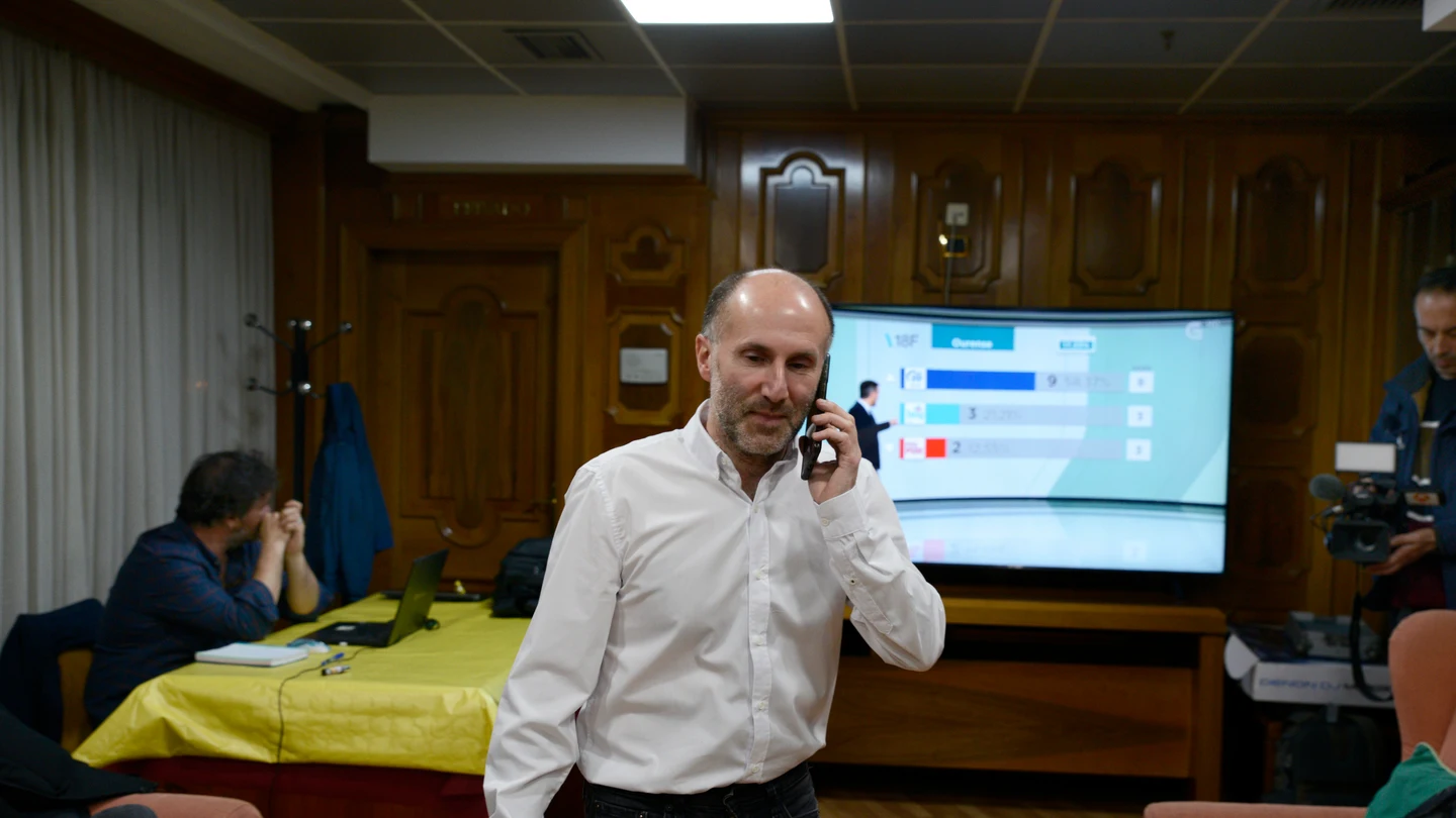 El alcalde de la ciudad y presidente de Democracia Ourensana, Gonzalo Pérez Jácome, en una imagen de archivo. El alcalde de la ciudad y presidente de Democracia Ourensana, Gonzalo Pérez Jácome, en una imagen de archivo.