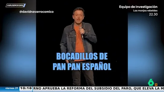 David Navarro, sobre los bocadillos de ahora: "En los 80 te pone uno así tu madre y se lo estampas en la cara" David Navarro, sobre los bocadillos de ahora: "En los 80 te pone uno así tu madre y se lo estampas en la cara"