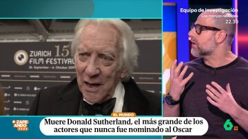 Alberto Rey habla de la curiosa relación de Donald Sutherland con los premios