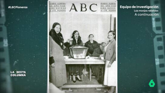 Unas de las primeras mujeres que votaron en Espa&ntilde;a