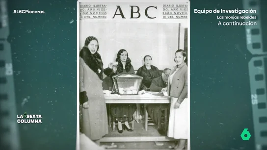 Unas de las primeras mujeres que votaron en España Unas de las primeras mujeres que votaron en España