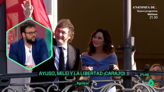 XPLICA - Monrosi analiza el acto de Milei y Ayuso: "Es un problema para el liderazgo de Feij&oacute;o"