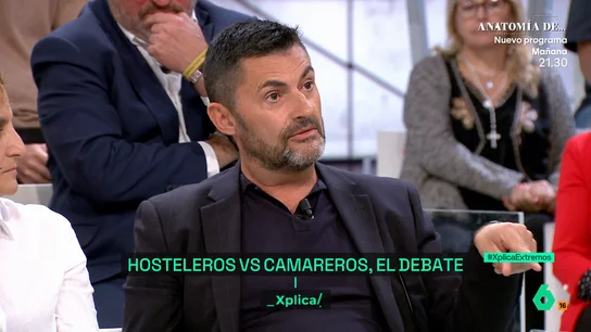 XPLICA Un representante de la ATA, sobre el sueldo medio de los empleados en la hostelería: "¿Quién narices vive con 1264 euros al mes en este país?" XPLICA Un representante de la ATA, sobre el sueldo medio de los empleados en la hostelería: "¿Quién narices vive con 1264 euros al mes en este país?"