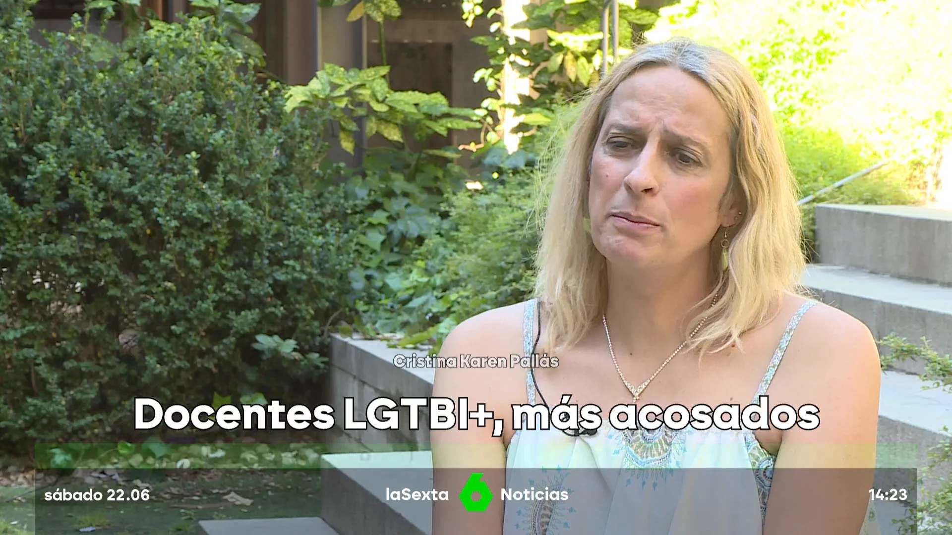 Cristina Karen Pallás, profesora de instituto