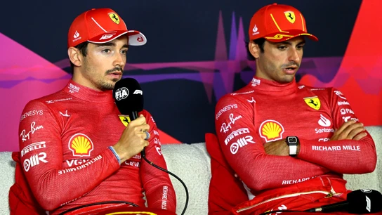 Carlos Sainz y Charles Leclerc Carlos Sainz y Charles Leclerc