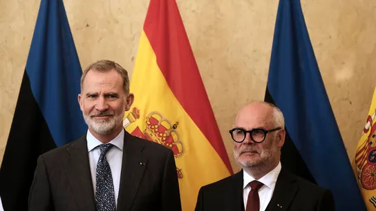 Felipe VI junto al presidente de Estonia, Alar Karis Felipe VI junto al presidente de Estonia, Alar Karis