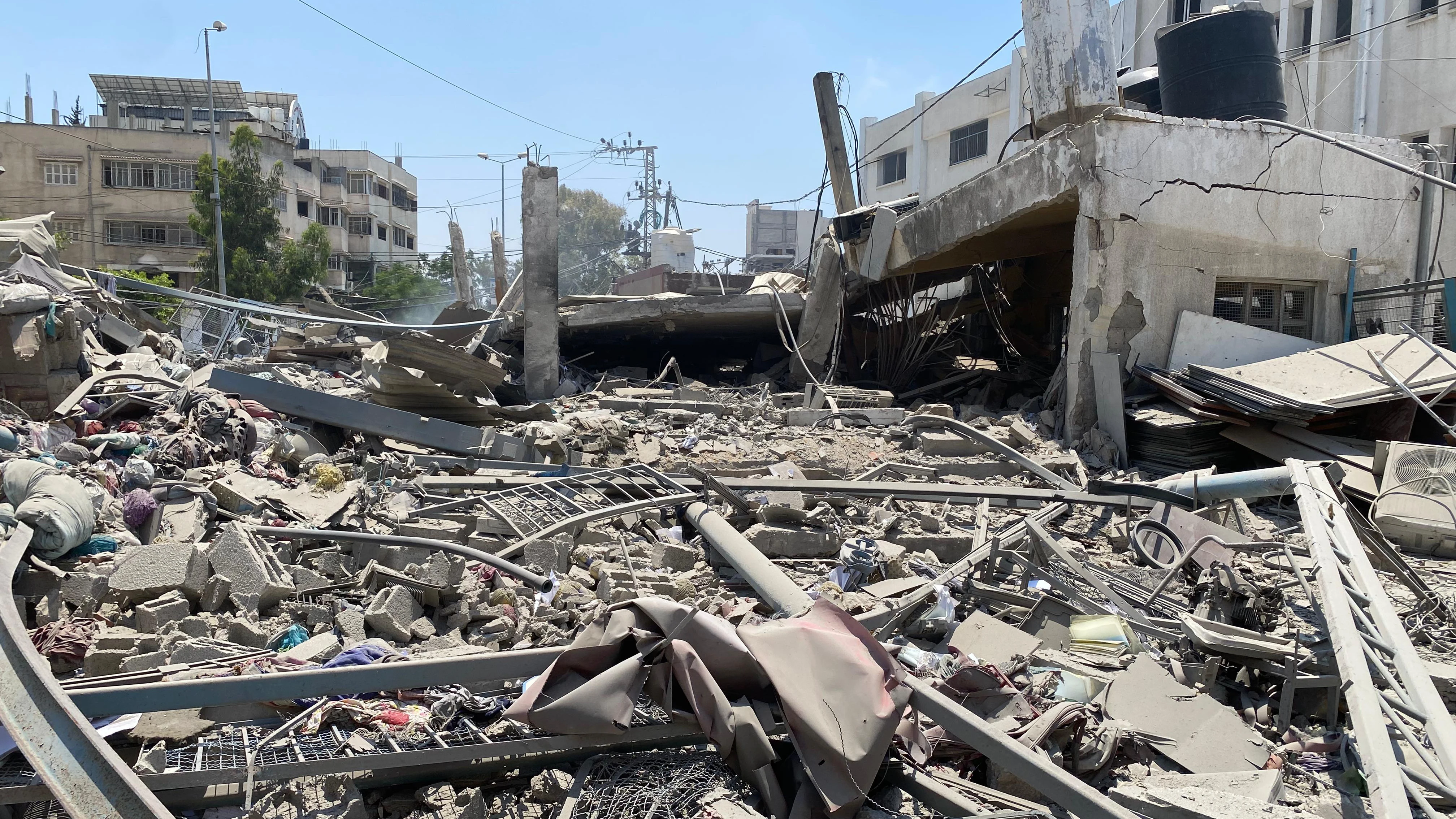 Edificios en ruinas en Gaza