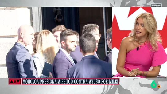 ARV- Afra Blanco reacciona al encuentro de Ayuso con Milei: "Es la imagen de la vergüenza" ARV- Afra Blanco reacciona al encuentro de Ayuso con Milei: "Es la imagen de la vergüenza"