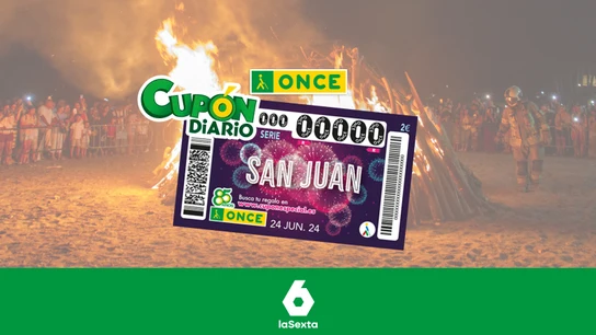 Comprobar el resultado del sorteo del Cupón Diario de la ONCE del lunes 24 de junio de 2024 Comprobar el resultado del sorteo del Cupón Diario de la ONCE del lunes 24 de junio de 2024