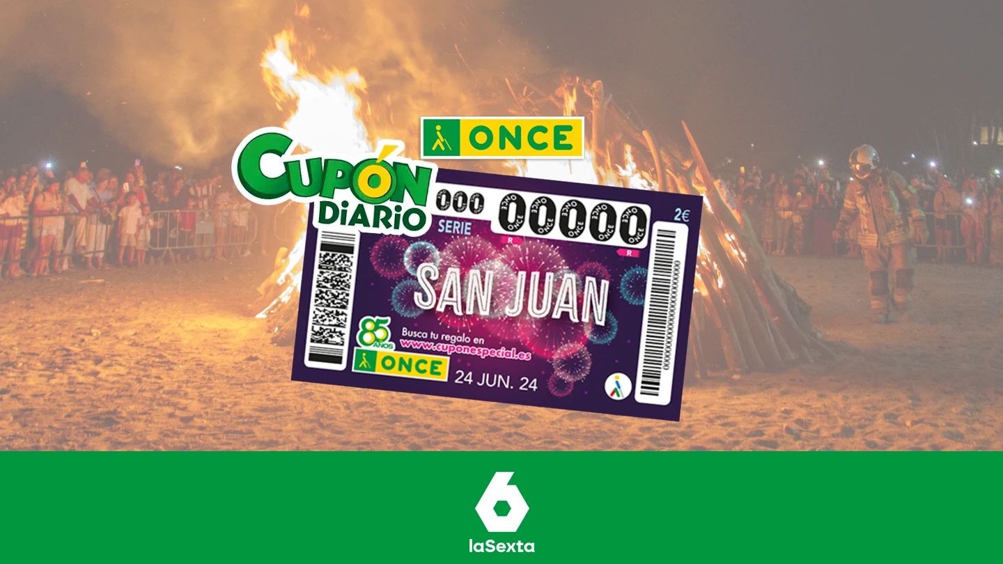 Comprobar el resultado del sorteo del Cupón Diario de la ONCE del lunes 24 de junio de 2024 Comprobar el resultado del sorteo del Cupón Diario de la ONCE del lunes 24 de junio de 2024