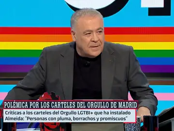 ARV- Ferreras califica de &quot;lamentable&quot; el cartel del Orgullo de Madrid: &quot;Es una torpeza de alguien&quot;