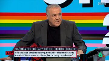 ARV- Ferreras califica de "lamentable" el cartel del Orgullo de Madrid: "Es una torpeza de alguien"