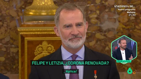 XPLICA Raúl García destaca que por primera vez se vio "humanidad" en Felipe VI en el brindis de Leonor y Sofía: "Nunca se le había visto emocionado" XPLICA Raúl García destaca que por primera vez se vio "humanidad" en Felipe VI en el brindis de Leonor y Sofía: "Nunca se le había visto emocionado"