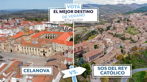 Celanova y Sos del Rey Católico en el concurso al mejor destino de verano de España 2024