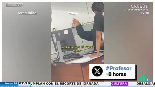 Un profesor es criticado por hacer un avión de papel con el trabajo de un alumno Un profesor es criticado por hacer un avión de papel con el trabajo de un alumno