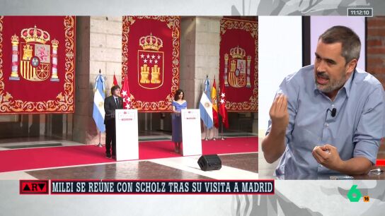 ARV- Carlos E. Cu&eacute;, sobre el encuentro de Ayuso con Milei: "Creo que se ha metido en un agujero del que es imposible salir"