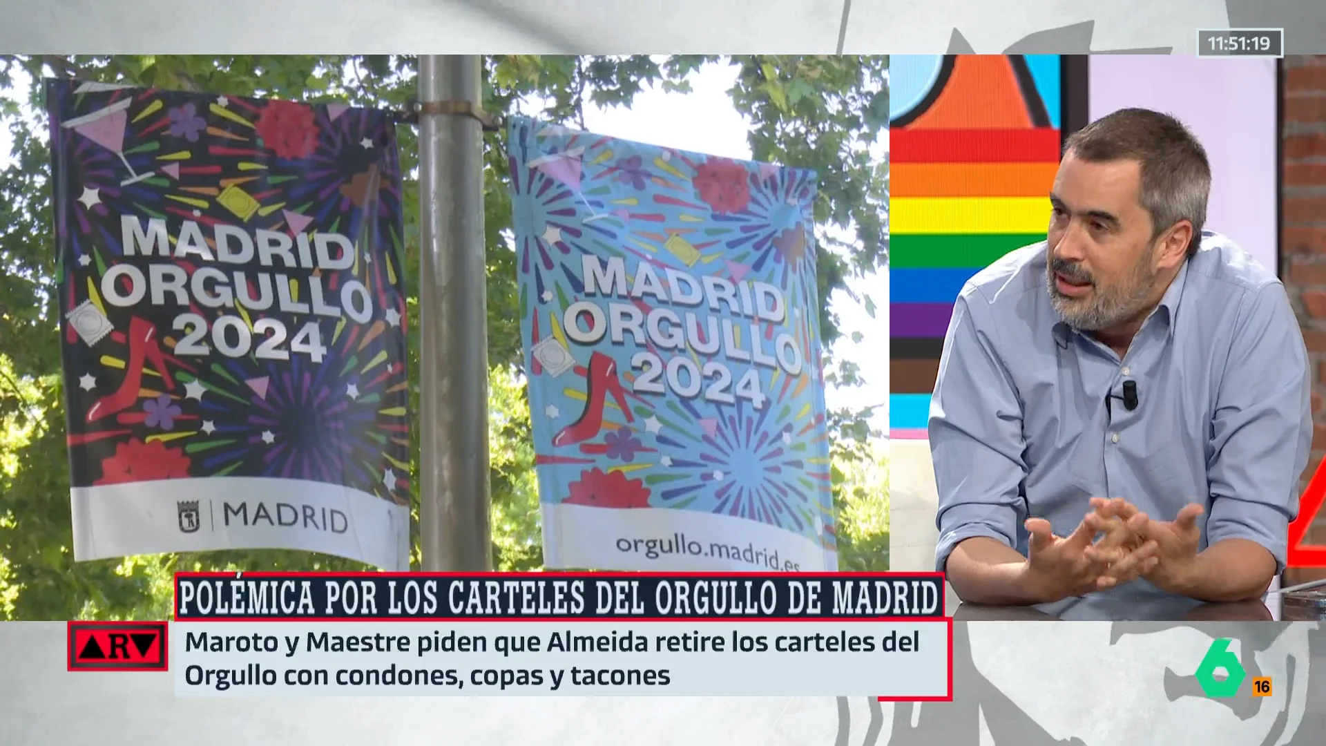 ARV- Carlos E. Cué responde a Almeida sobre el Orgullo: "Si no hay ningún problema, que acepte las cosas básicas"
