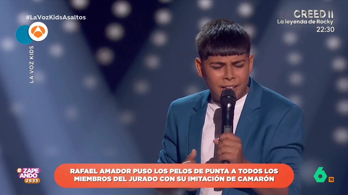 Rafael Amador impresiona a los jueces de La Voz Kids Rafael Amador impresiona a los jueces de La Voz Kids
