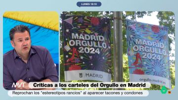 Iñaki López, sobre el cartel del Orgullo: "Es cutre, lo podríamos haber hecho Chema Crespo y yo con el Photoshop de los 90"