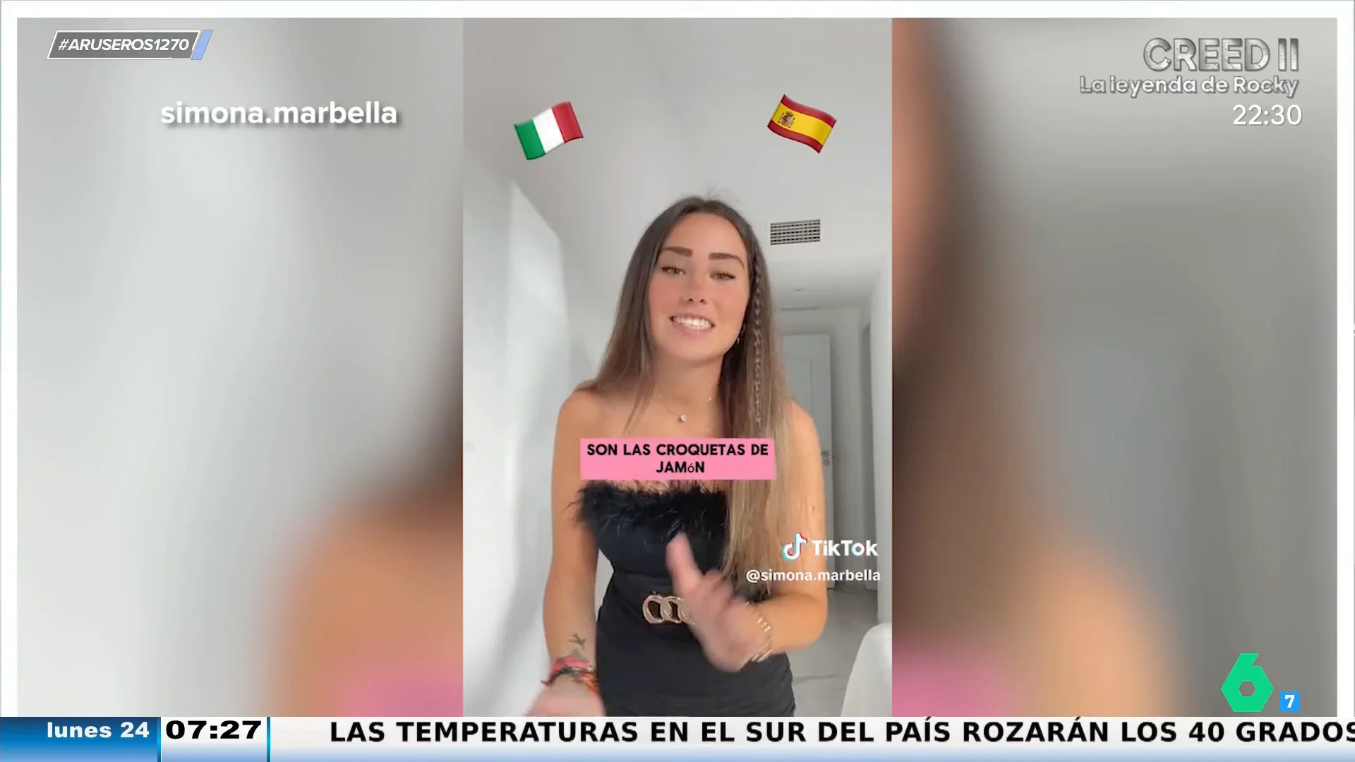 Una tiktoker italiana arrasa en redes con su top 3 platos de España