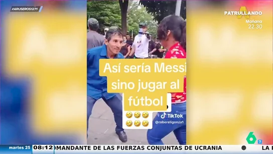 El viral sobre cómo sería Messi si no fuera futbolista conquista a Alfonso Arús: "Me ha hecho mucha gracia" El viral sobre cómo sería Messi si no fuera futbolista conquista a Alfonso Arús: "Me ha hecho mucha gracia"
