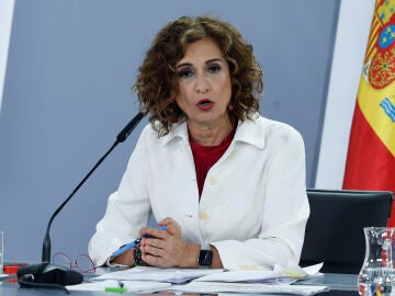 La vicepresidenta primera y ministra de Hacienda, María Jesús Montero.