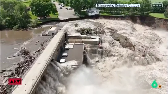Alerta máxima en Minnesota por la posible rotura de una presa por la fuerza de las inundaciones Alerta máxima en Minnesota por la posible rotura de una presa por la fuerza de las inundaciones