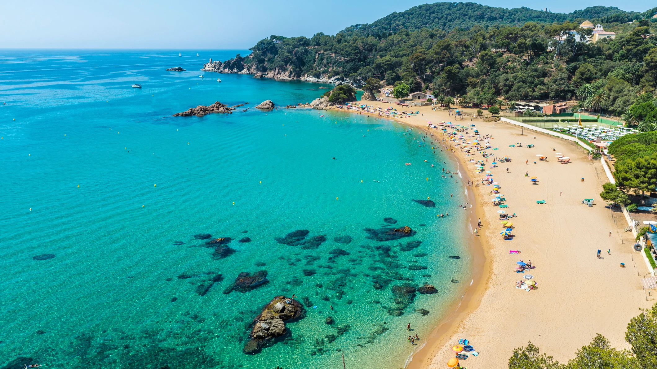 Playa de Santa Cristina en Lloret del Mar
